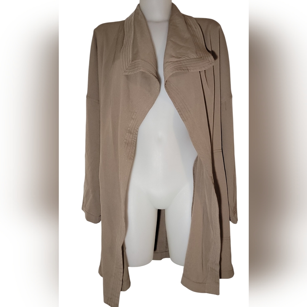 MAX STUDIO sz L Drape Collared in Cobblestone Jacket New with tags